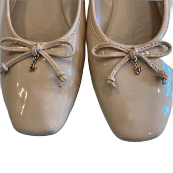 Sam Edelman Marisol Slip On Flats Tan Patent
Leather Gold Trim Ballet Size 8 - Picture 5 of 7